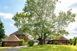 a large tree in front of a house at 2 Bed in Alkham oc-v34789 in Swingfield