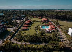 an aerial view of a resort with a pool at Il Belvedere in Punta del Este