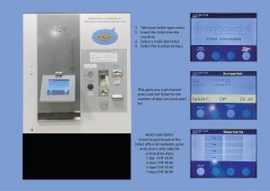 a collage of pictures of an automated machine at Appartment floor 1 in Thun +10 photos
