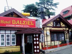 a hotel called ahotel with a sign on it at Hotel Dalziel in Shimla