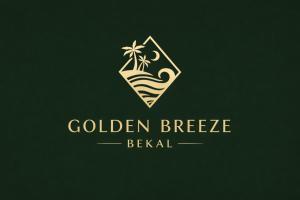 a logo for a beach resort with a palm tree at Golden Breeze Bekal in Bedadka