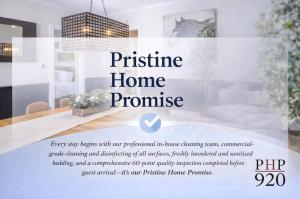 a sign for a home promise in a window at Charming Appleton Condo Downtown Modern Loft in Appleton