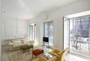 Χώρος καθιστικού στο Apartamentos Alemanes Gradas Luxury
