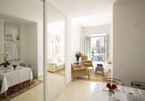 Χώρος καθιστικού στο Apartamentos Alemanes Gradas Luxury