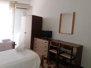 TV a/nebo společenská místnost v ubytování Albergo Europa