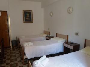 Postel nebo postele na pokoji v ubytování Albergo Europa