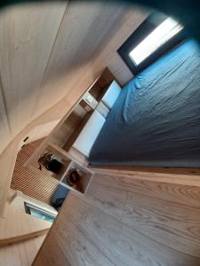 an overhead view of a ceiling with a window at Tiny Schwarzwald in Schopfloch