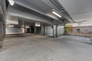 an empty parking lot in an empty parking garage at Spring Hill Inn in Brisbane