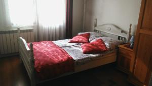 Łóżko lub łóżka w pokoju w obiekcie Willa na Skarpie