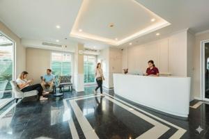a group of people sitting in a lobby at ZAYN Bangna Hotel in Bangna +45 photos
