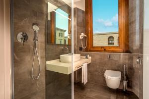 Koupelna v ubytování Gioberti Art Hotel