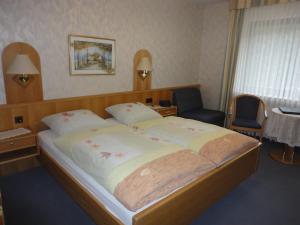 Säng eller sängar i ett rum på Haus Volkesbach