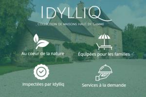 a sign for a house with the words ivula at Le Grand Mesnil - Collection Idylliq in Pré-en-Pail