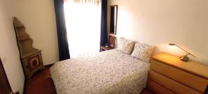 a bedroom with a bed and a window at Gulbenkian 39 in Vila Nova de Gaia