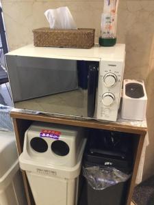 Kuchyň nebo kuchyňský kout v ubytování Hotel Sun Royal Utsunomiya