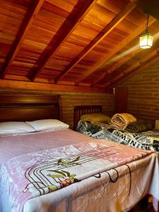 a bedroom with two beds in a room at Villetta Gramado Siena in Gramado
