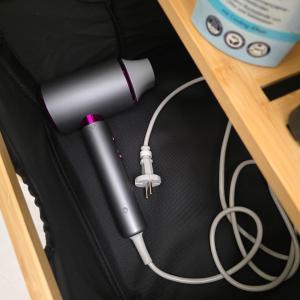 a blow dryer sitting in a drawer with at Apartment AlpenHerz Trieben in Trieben