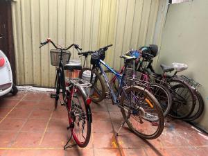 a group of bikes parked next to each other at AHHA Residence Kampot in Phumĭ Bœ̆ng Phlŏng (2) +51 photos