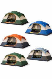 a group of four tents on a white background at Skyline Tent in Padangluar