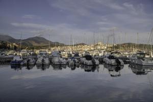 a bunch of boats are docked in a harbor at Résidence la Grande Voile in Banyuls-sur-Mer