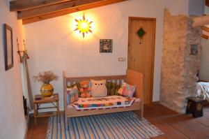 Posezení v ubytování La Casa Del Teix