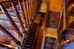an overhead view of a staircase in a building at Kehoe House, Historic Inns of Savannah Collection in Savannah