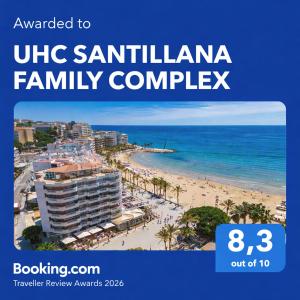 a poster for the uk santillialli family complex at UHC SANTILLANA FAMILY COMPLEX in Salou