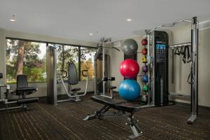 Fitness centrum a/nebo fitness zařízení v ubytování Riverhouse Lodge