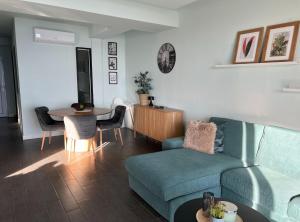 a living room with a couch and a table at Apartment LaVilla in Mlini +28 photos