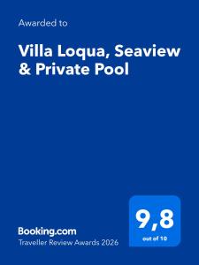 a screenshot of a cell phone with the winka lombok and pineapple pool at Villa Loqua, Seaview & Private Pool in Lovran