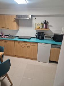 O bucătărie sau chicinetă la Ferienwohnung