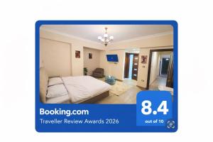 a picture of a bedroom with a bed at Cairo Airport Inn in Cairo