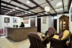 Posezení v ubytování Hotel Kooler Inn