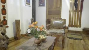 Istumisnurk majutusasutuses Posada Junco y Capuli