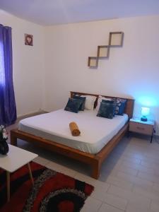 a bedroom with a bed in a room at AMI House I in Mamoudzou
