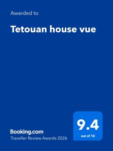 a screenshot of a troyer review awards screen with the text upgraded to t at Tetouan house vue- chambre climatisée in Tétouan