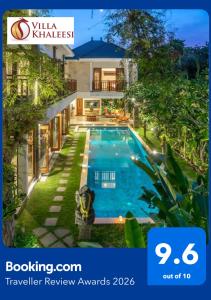 an image of a house with a swimming pool at Villa Khaleesi in Seminyak