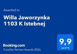 a screenshot of a cell phone with the text wanted to willka jawatownivan at Willa Jaworzynka 1103 K Wisły in Jaworzynka