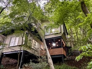 a house in the middle of the forest at Gen-en Private Hideaway Villa, Izu Forest in Izu