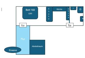 a schematic diagram of the experimental facility at Ferienwohnung PfalzRide in Annweiler am Trifels