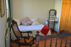Ένα ή περισσότερα κρεβάτια σε δωμάτιο στο Can Déu del Firal