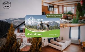 a collage of two photos of a living room and a apartment at Alpenblick Gösweiner in Windischgarsten