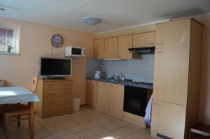 Kuchyň nebo kuchyňský kout v ubytování Apartment Robert