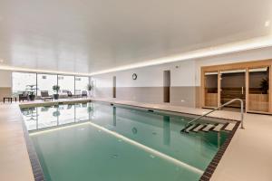 a large swimming pool in a building at 2 Bed in Woolacombe oc-c29617 in Woolacombe