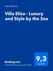 a screenshot of the villa elissa luxury and style by the sea at Villa Elisa - Luxury and Style by the Sea in Fontane Bianche