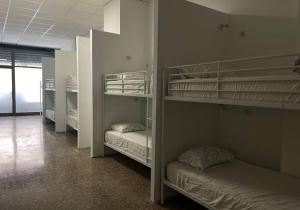 a group of bunk beds in a room at Hostel valencia ruzafa in Valencia