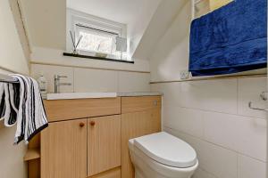 a small bathroom with a toilet and a sink at 2 Bed in St. Minver oc-p27580 in Saint Minver +15 photos