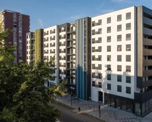 an image of buildings in a city at SOL LUX Tuzla in Tuzla