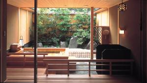 Posezení v ubytování Akazawa Onsen Hotel