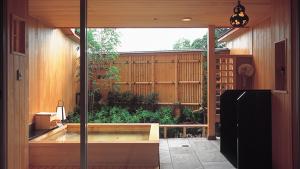 Zahrada ubytování Akazawa Onsen Hotel